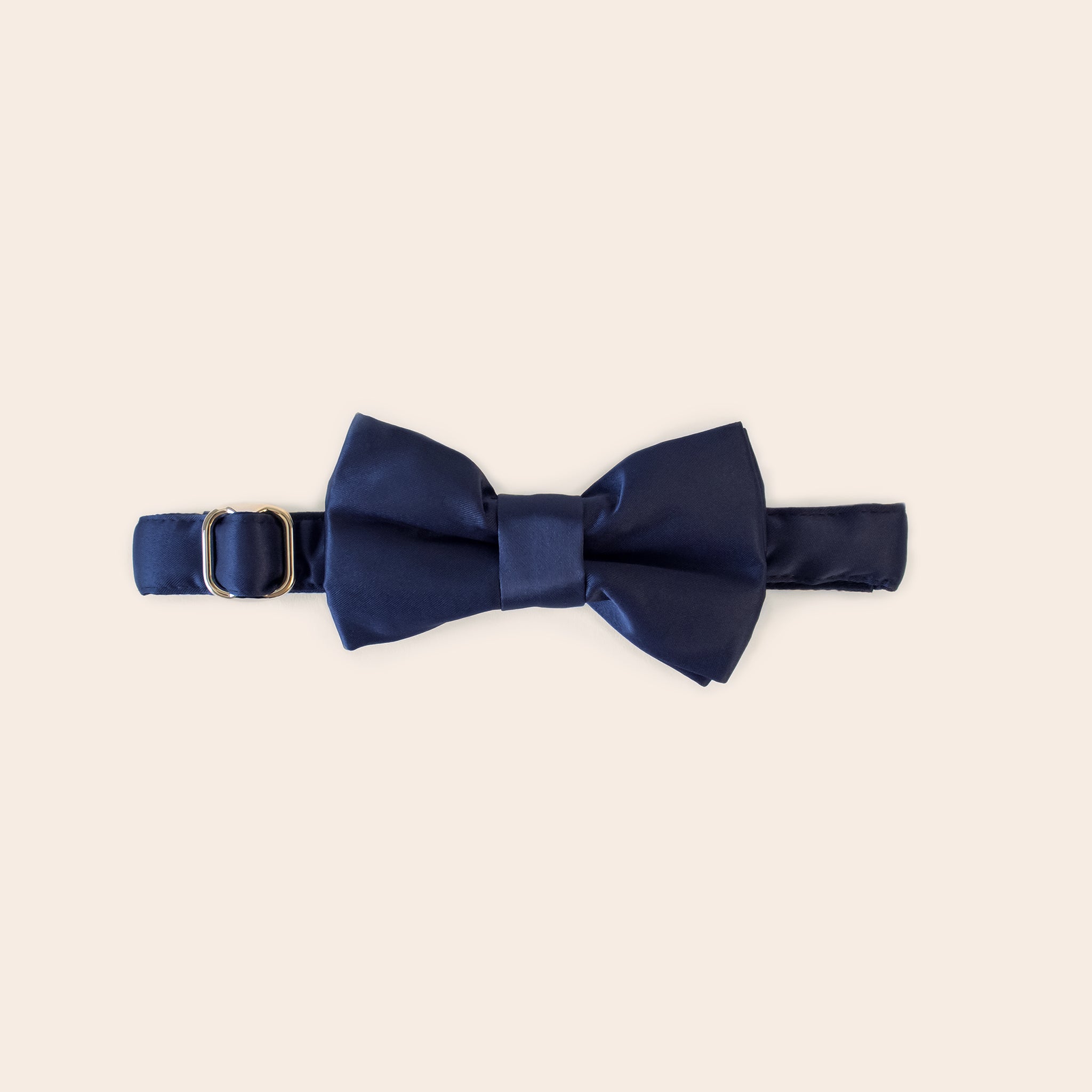 Muggsy Dog Bow Tie Collar in Navy by Birdy Grey, front view