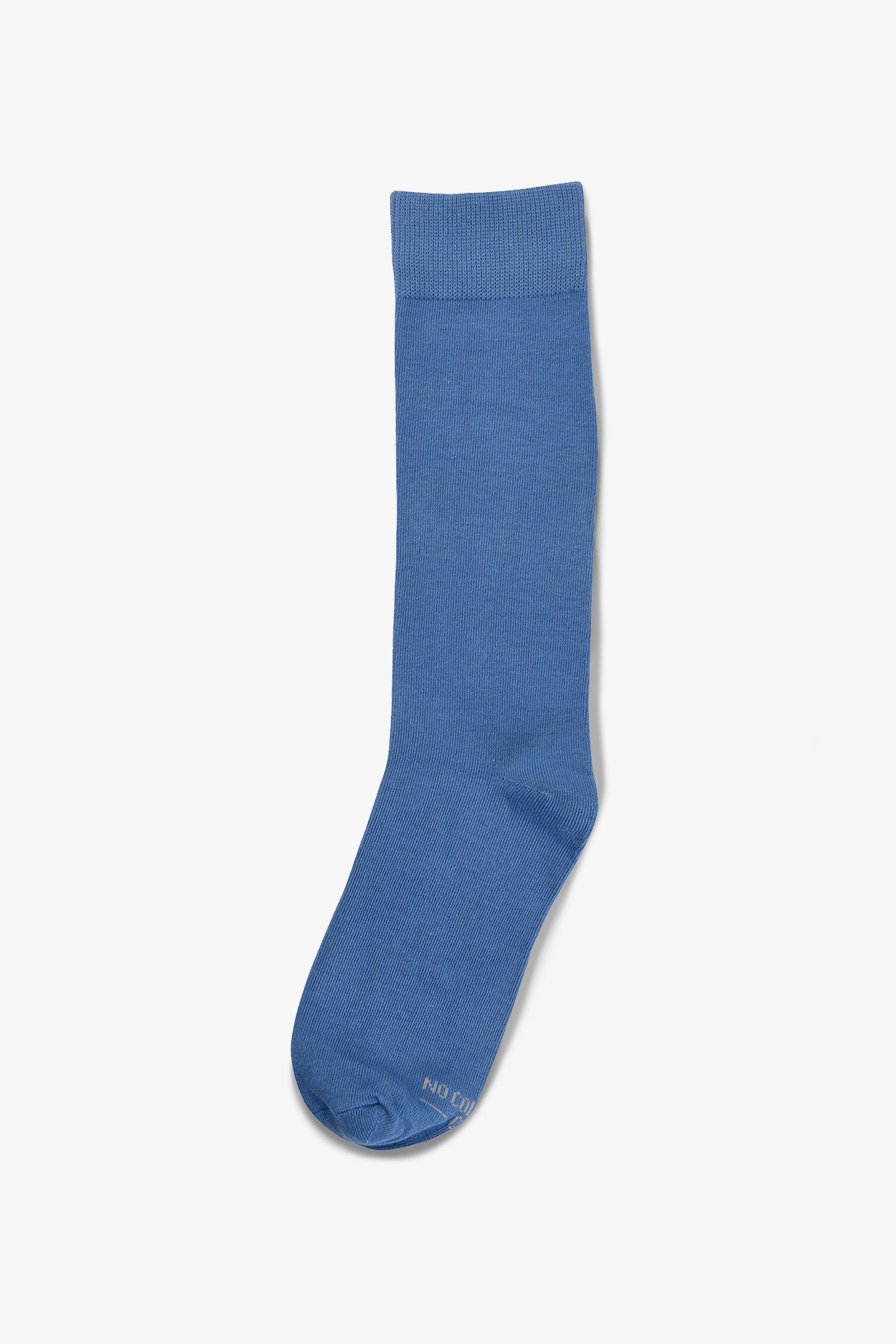 Solid Steel Blue Groomsmen Socks by No Cold Feet