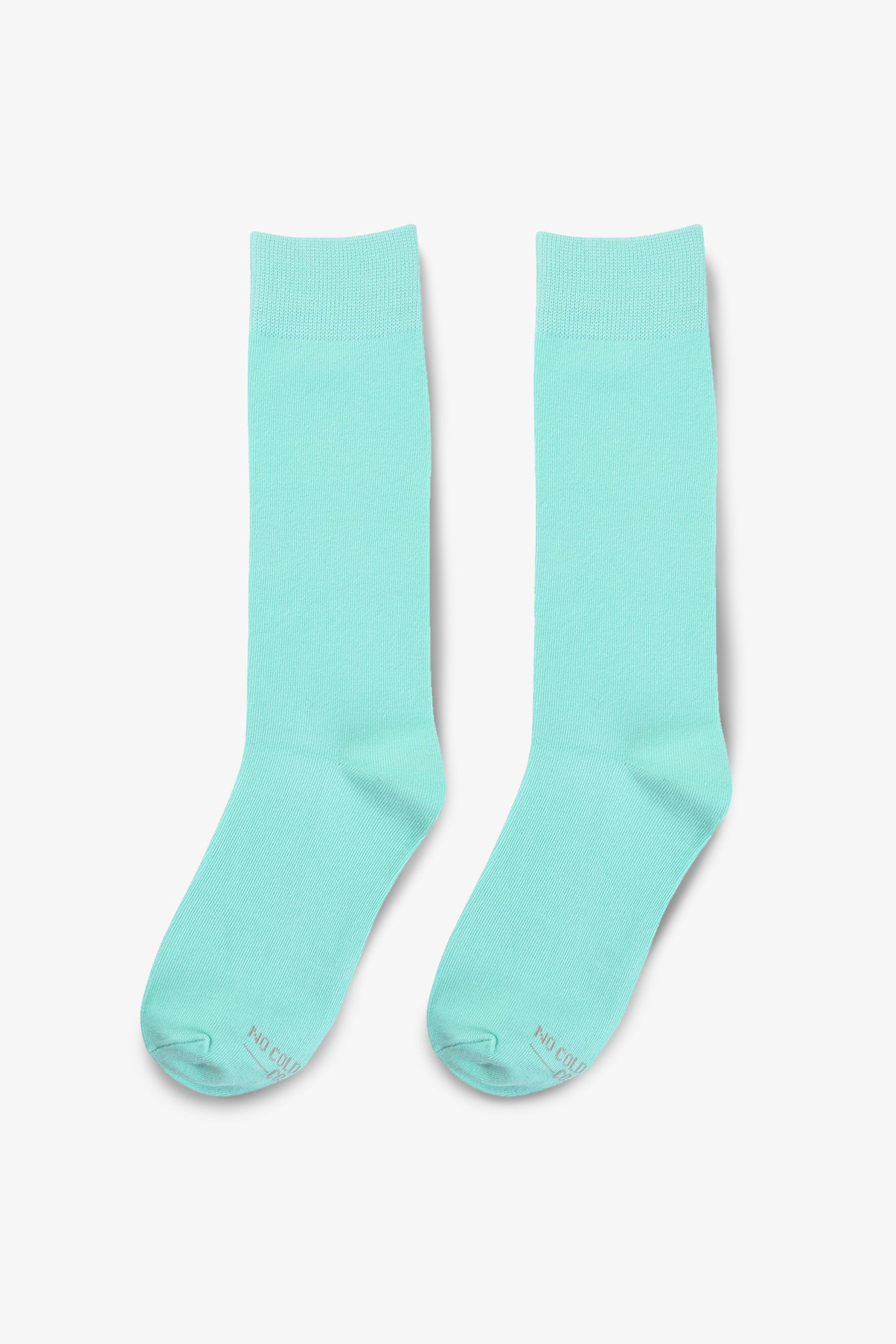 Solid Groomsmen Socks By No Cold Feet - Mint