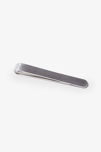 Silver Tie Bar by SuitShop, front view