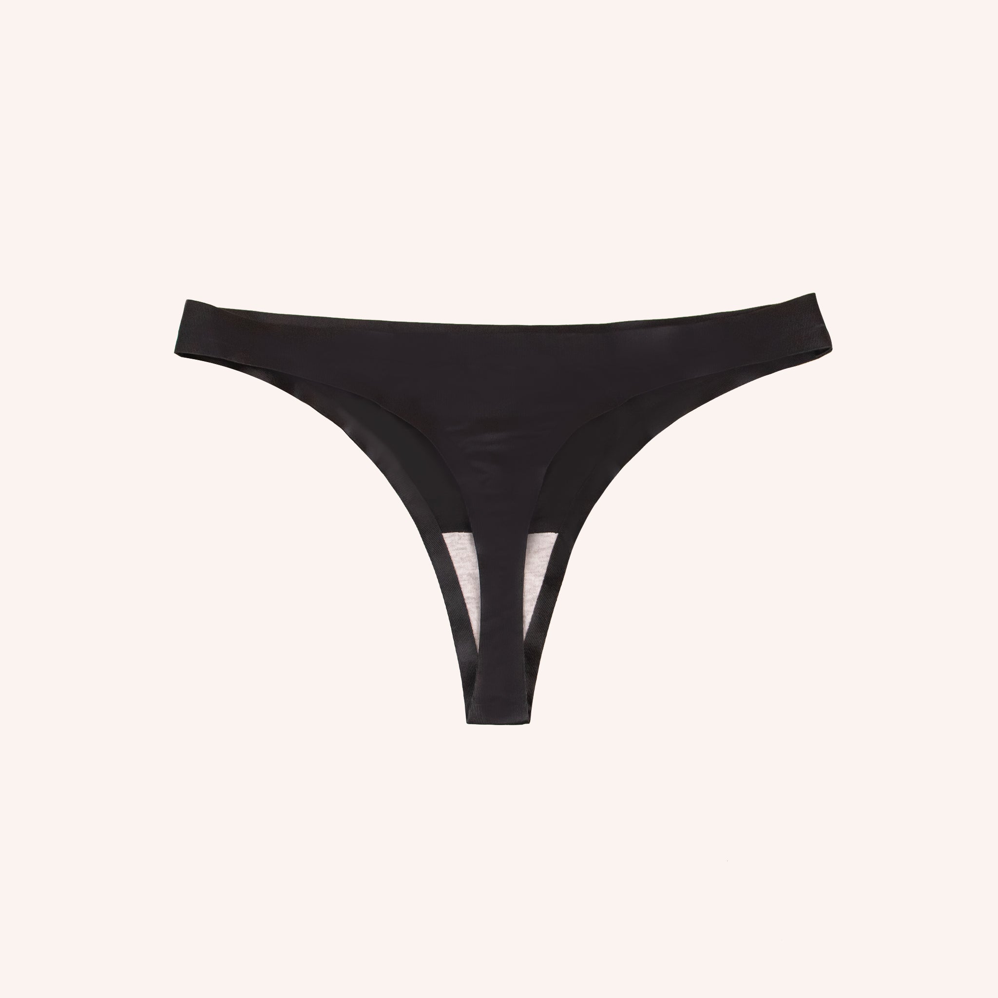 Thong Underwear - Black - S