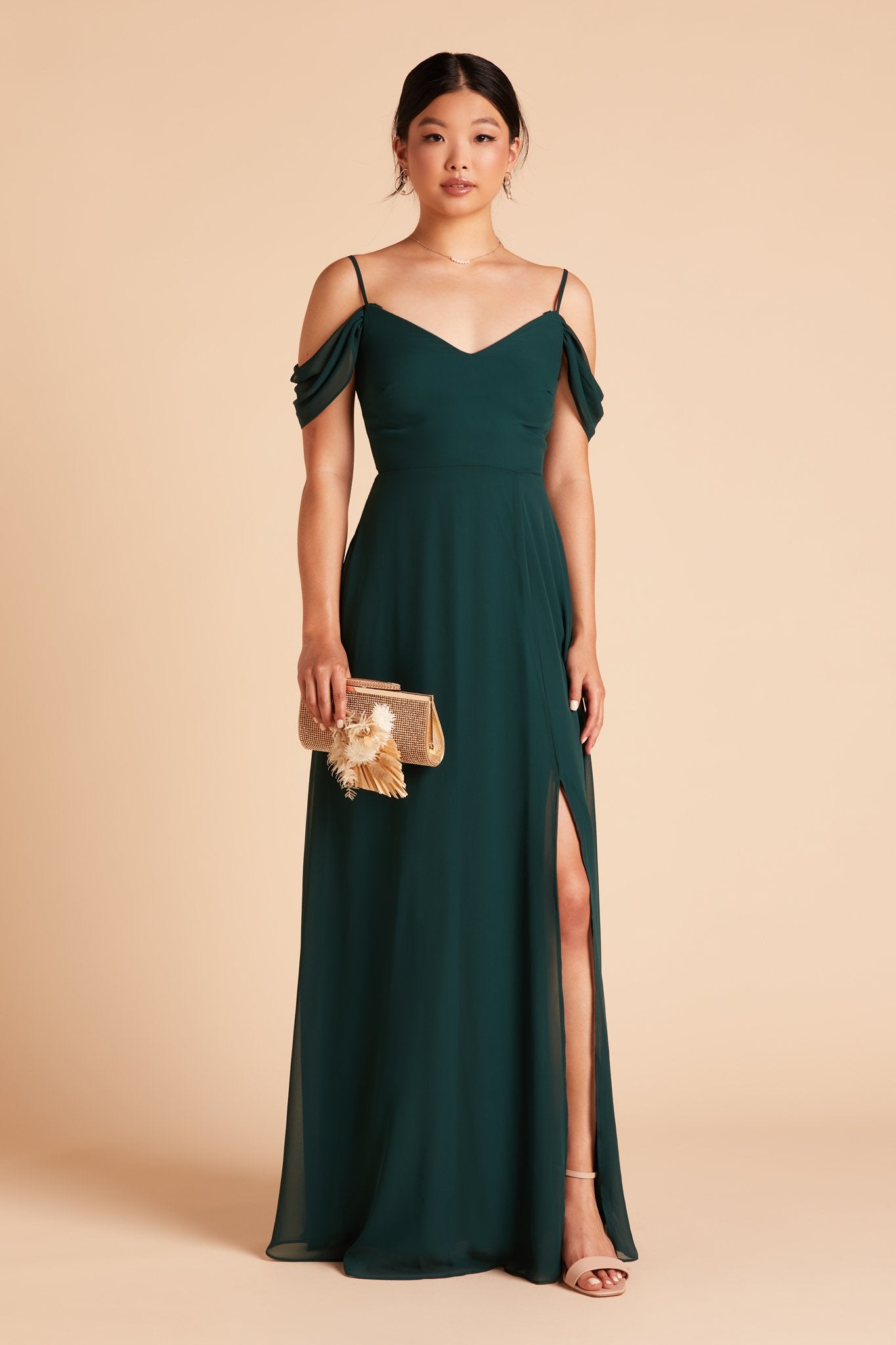 Emerald Devin Convertible Dress by Birdy Grey