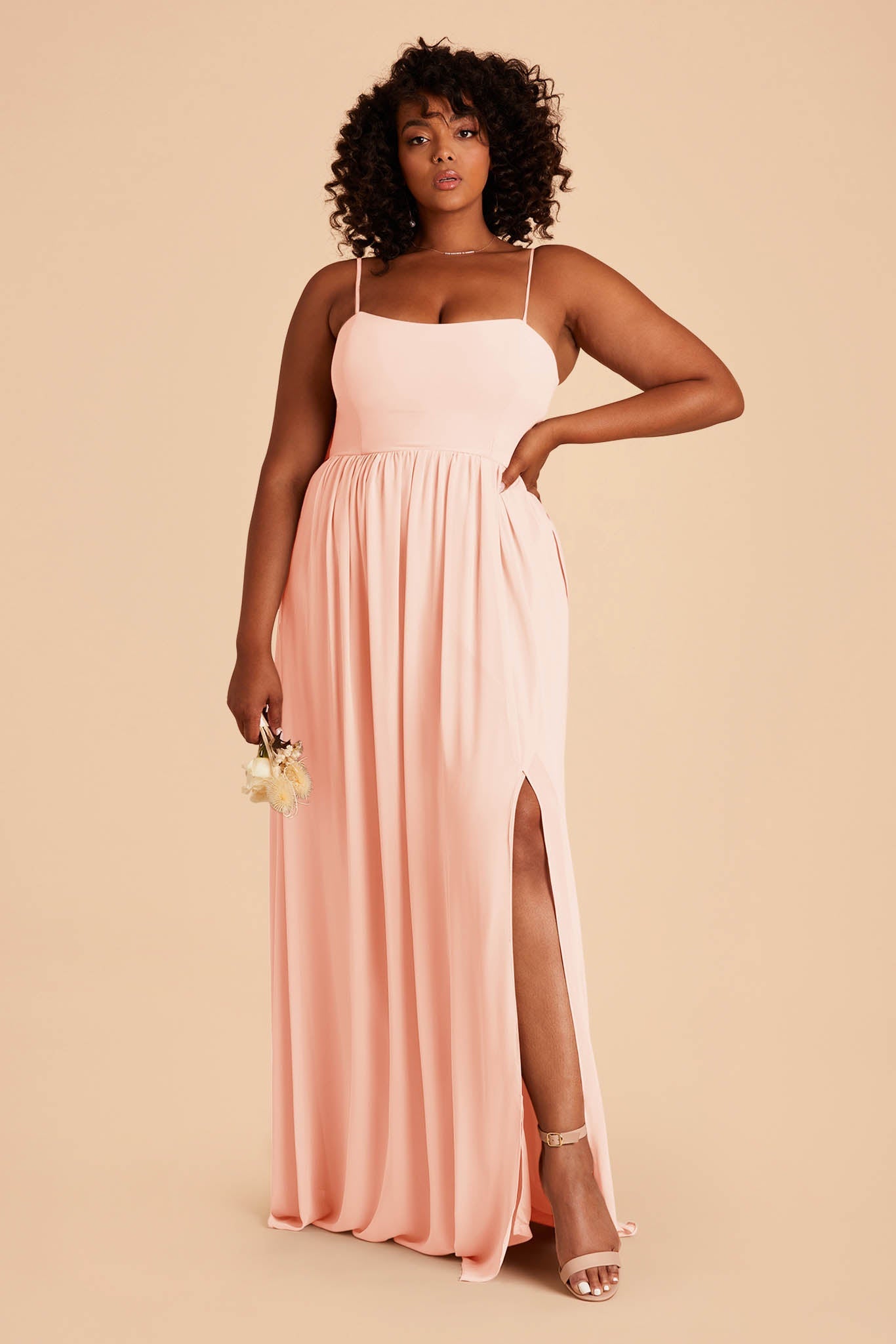 August Convertible Dress - Blush Pink