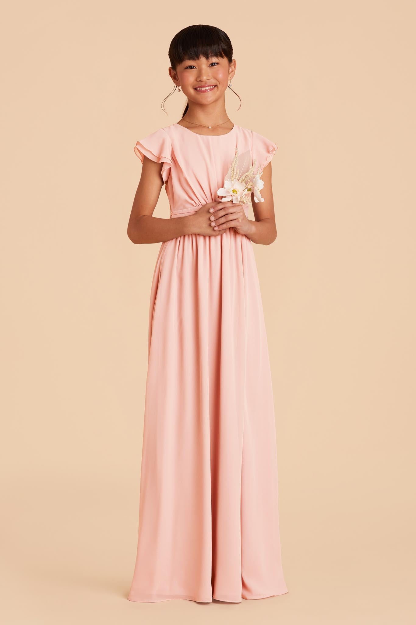 Blush Pink Celine Junior Dress by Birdy Grey