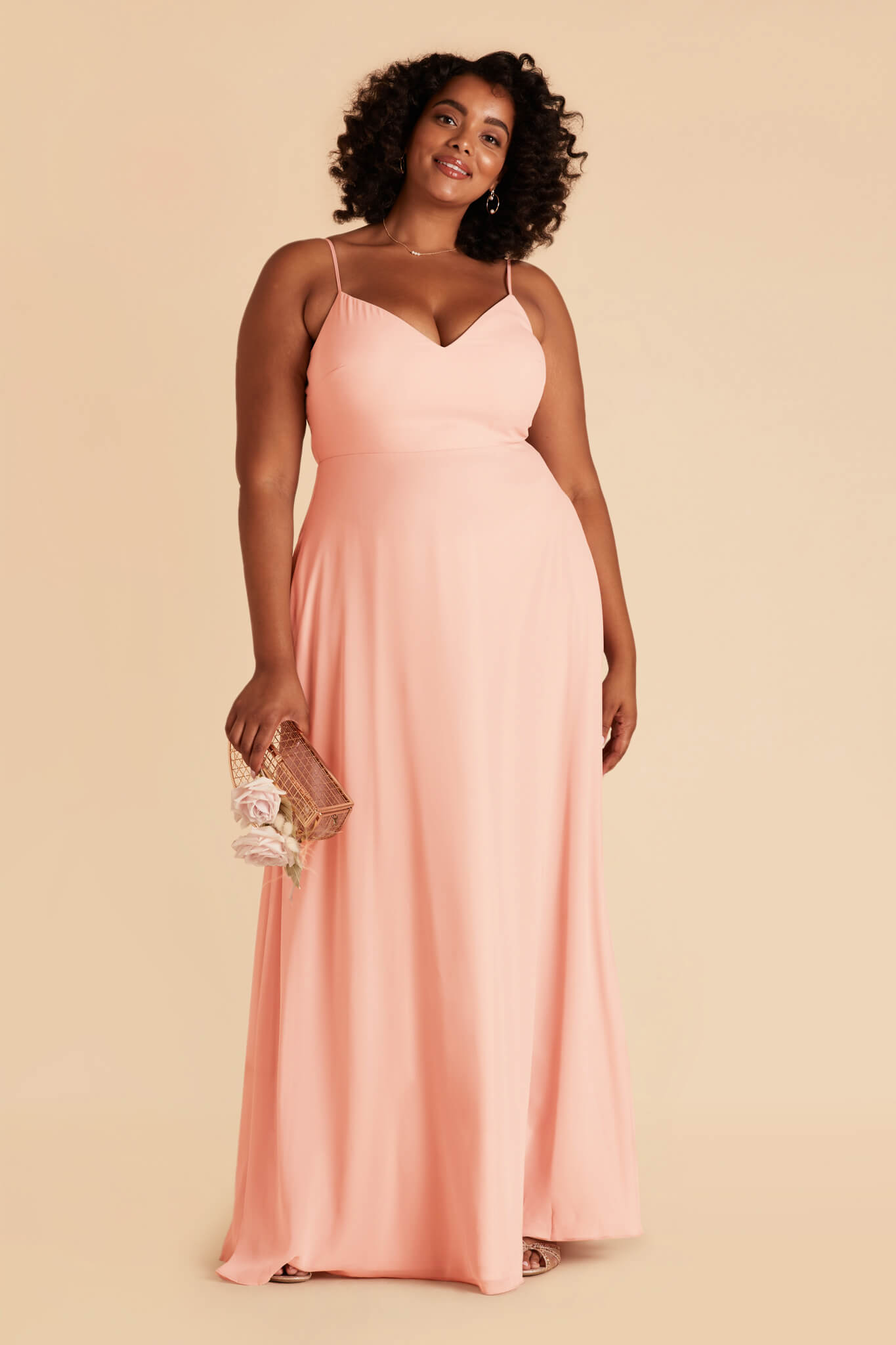 Blush Pink Devin Convertible Dress by Birdy Grey