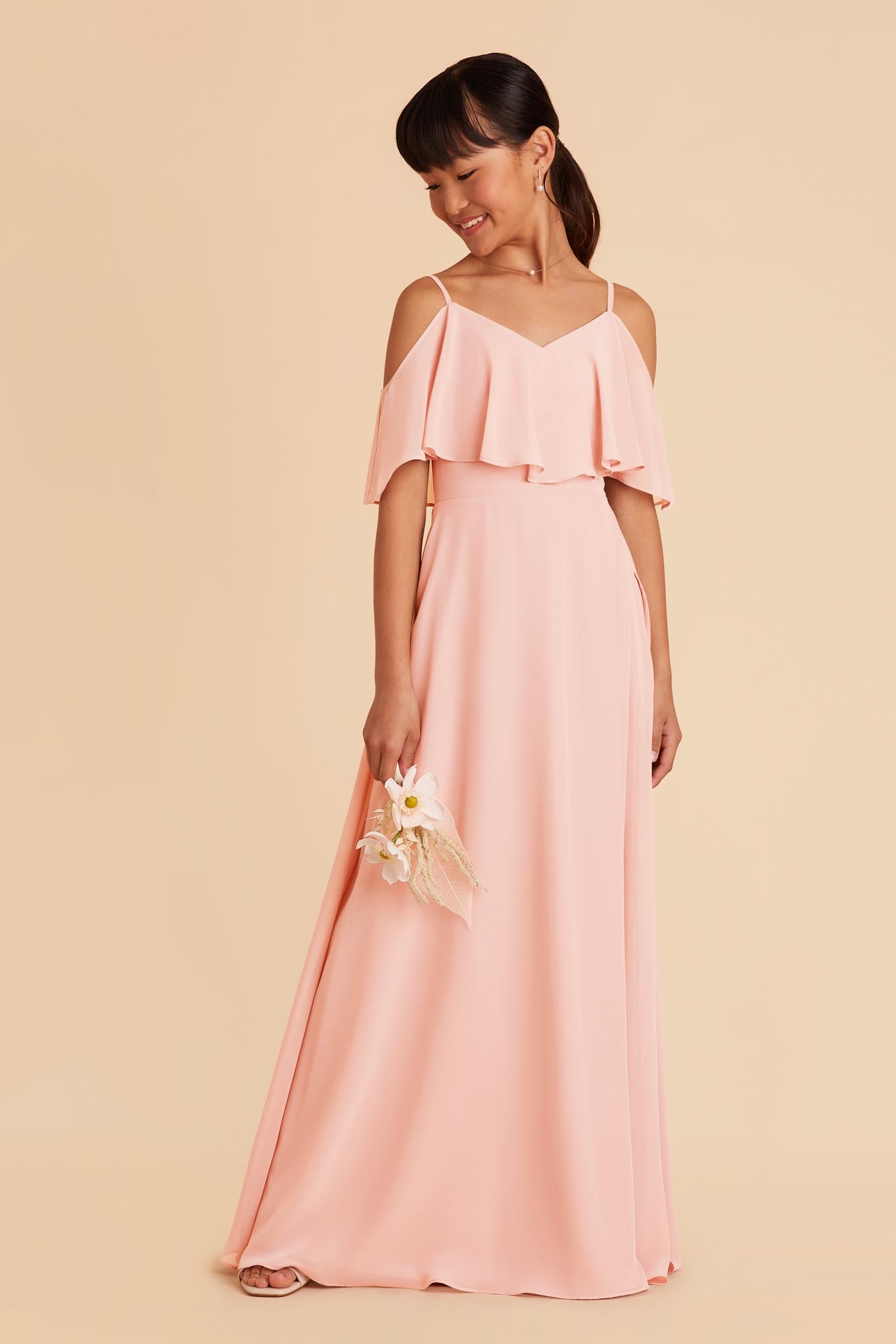 Blush Pink Janie Convertible Junior Dress by Birdy Grey