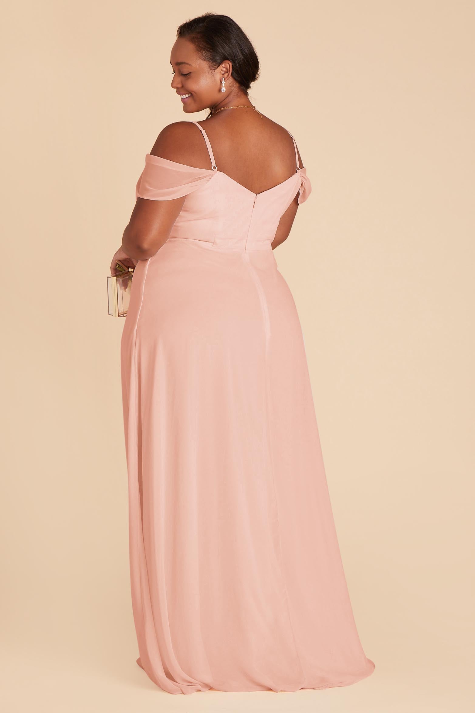 Blush Pink Spence Convertible Dress by Birdy Grey