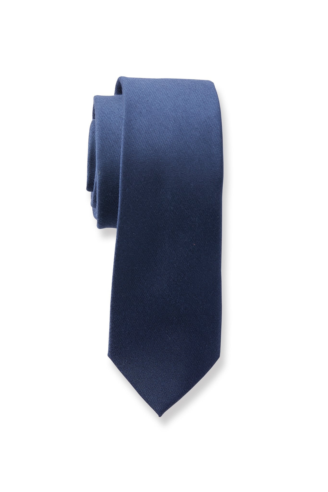 Simon Necktie in Slate Blue by Birdy Grey, front view