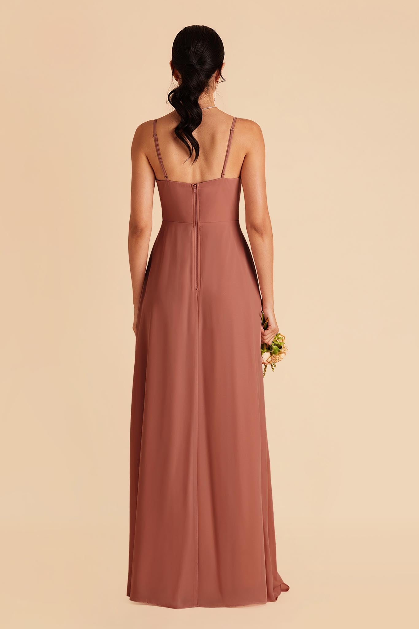 Desert Rose Amy Chiffon Dress by Birdy Grey