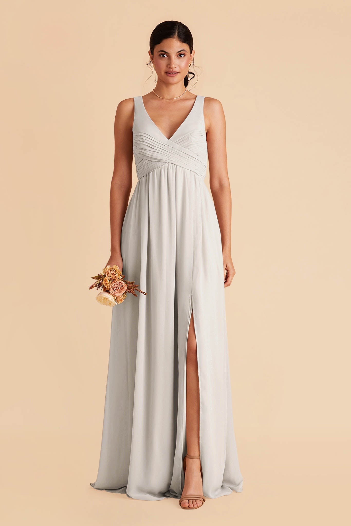 Dove Gray Laurie Empire Dress by Birdy Grey