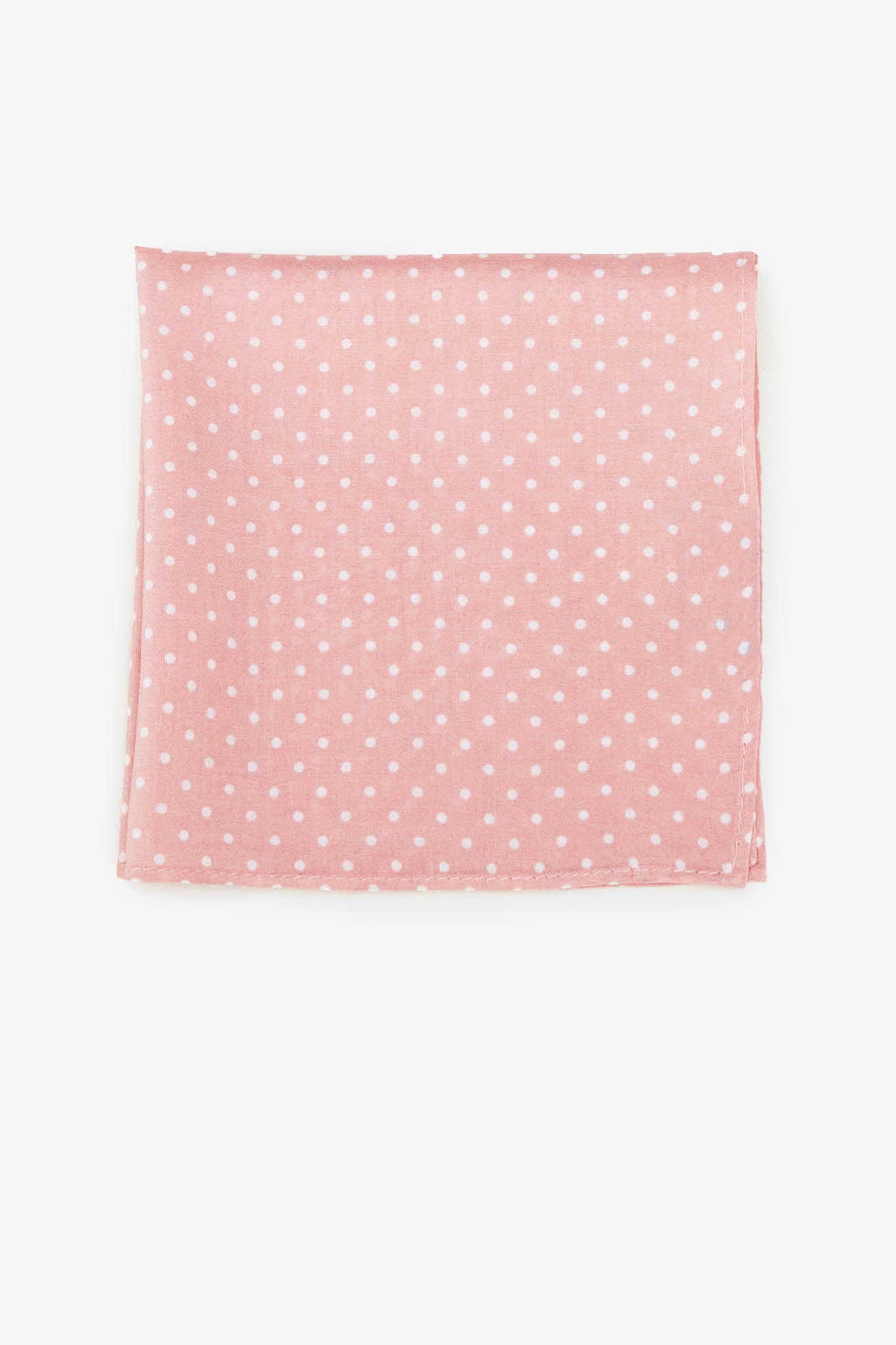 Didi Pocket Square in dusty rose dot by Birdy Grey, front view