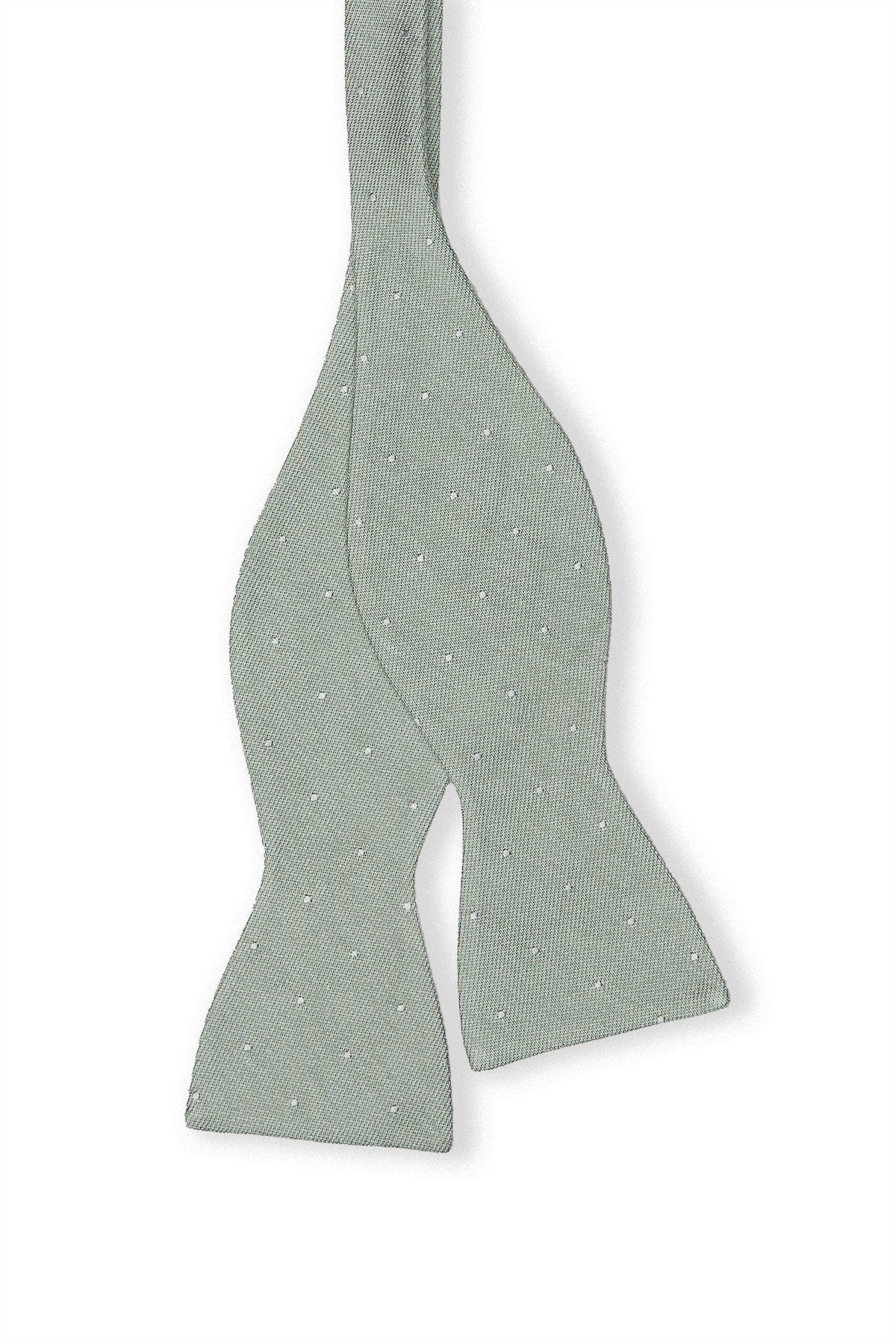 Daniel Bow Tie in Sage Dot by Birdy Grey, front view