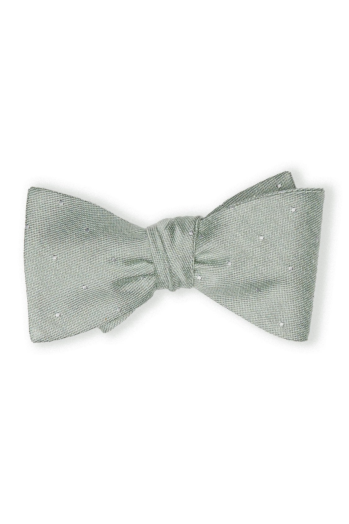 Daniel Bow Tie in Sage Dot by Birdy Grey, front view