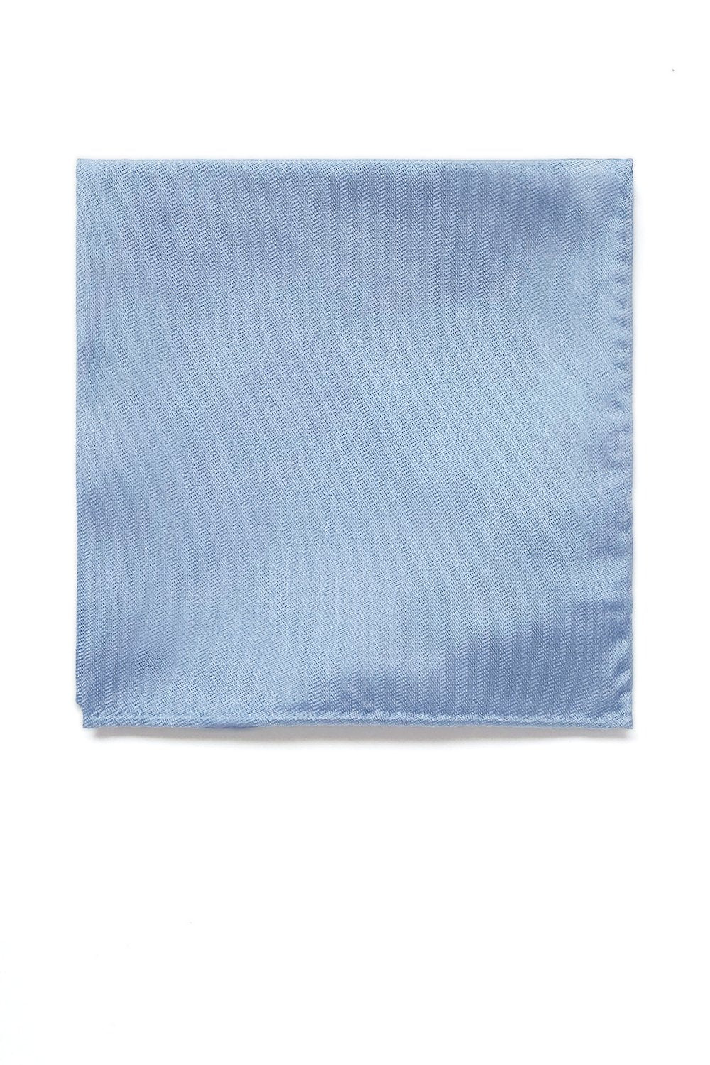 Didi Pocket Square in dusty blue by Birdy Grey, front view
