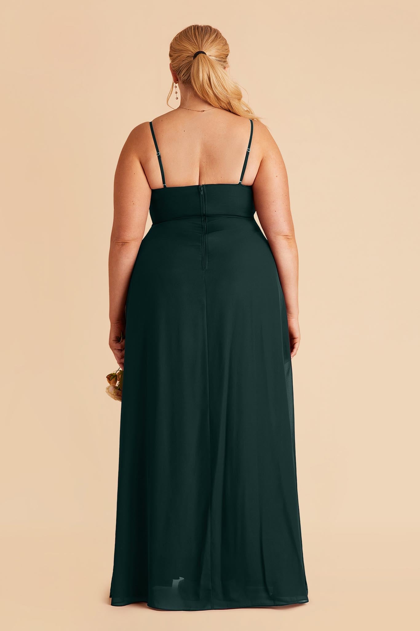 Emerald Amy Chiffon Dress by Birdy Grey