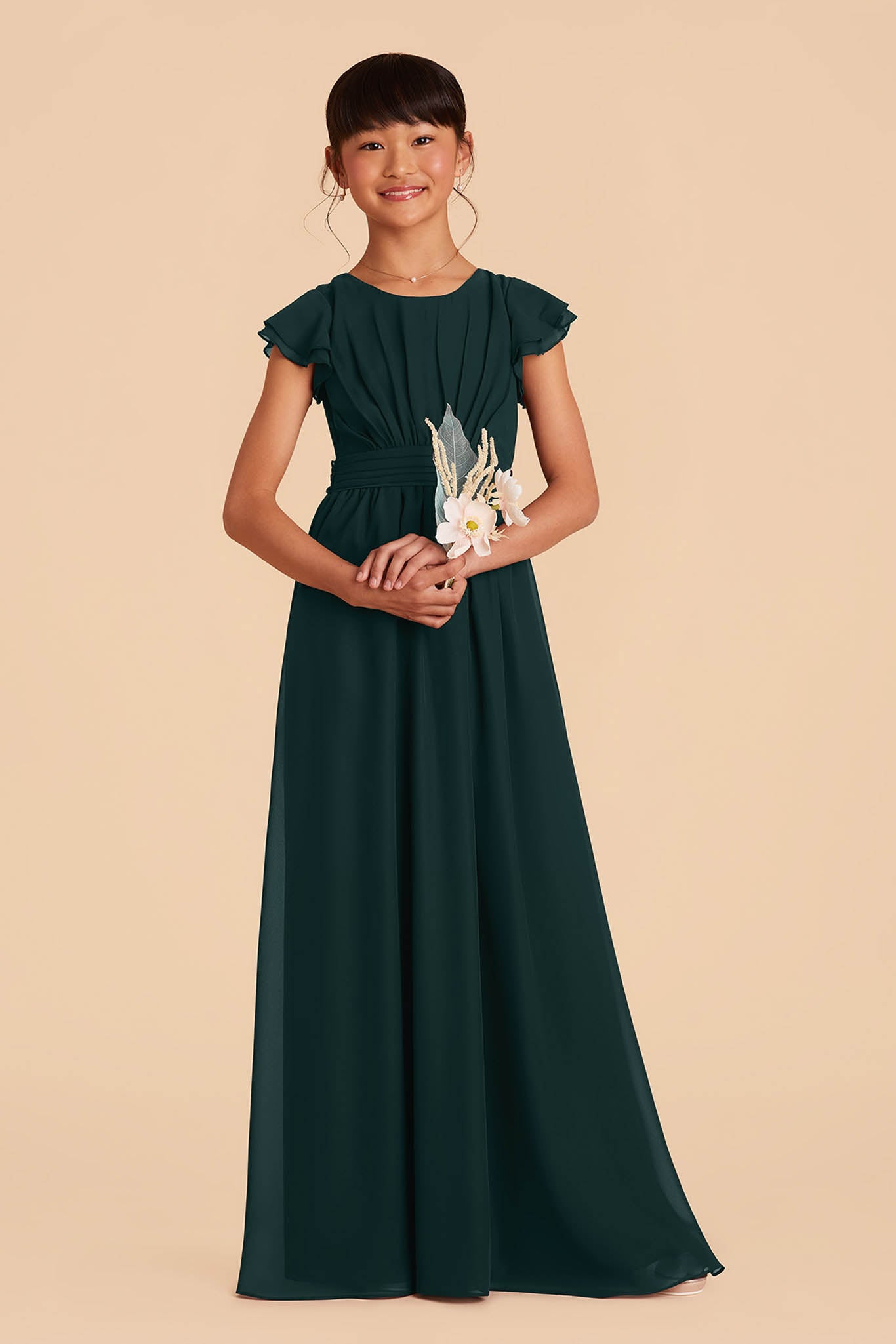 Emerald Celine Junior Dress by Birdy Grey