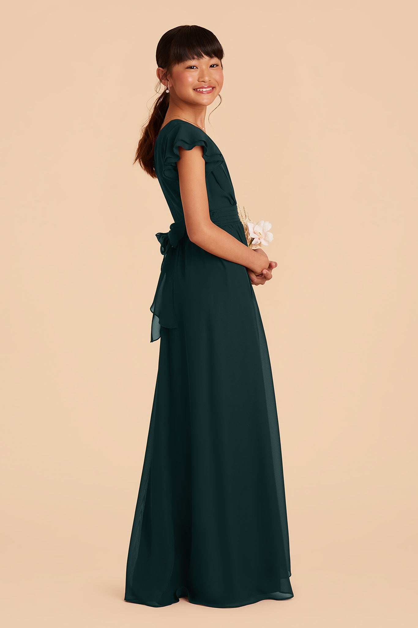 Emerald Celine Junior Dress by Birdy Grey