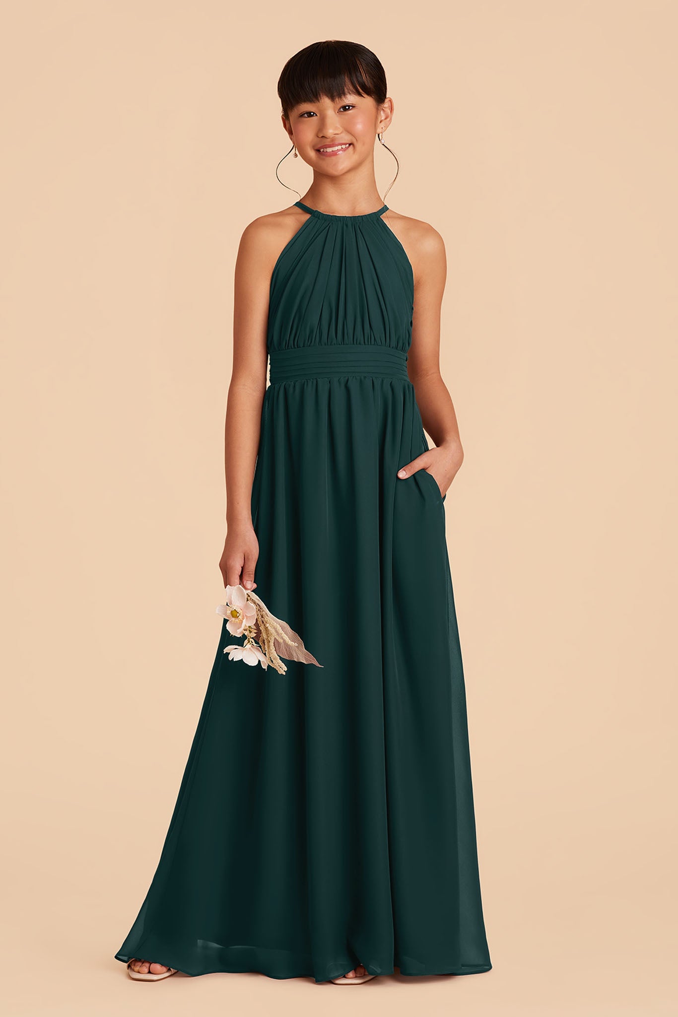 Emerald Sienna Junior Dress by Birdy Grey