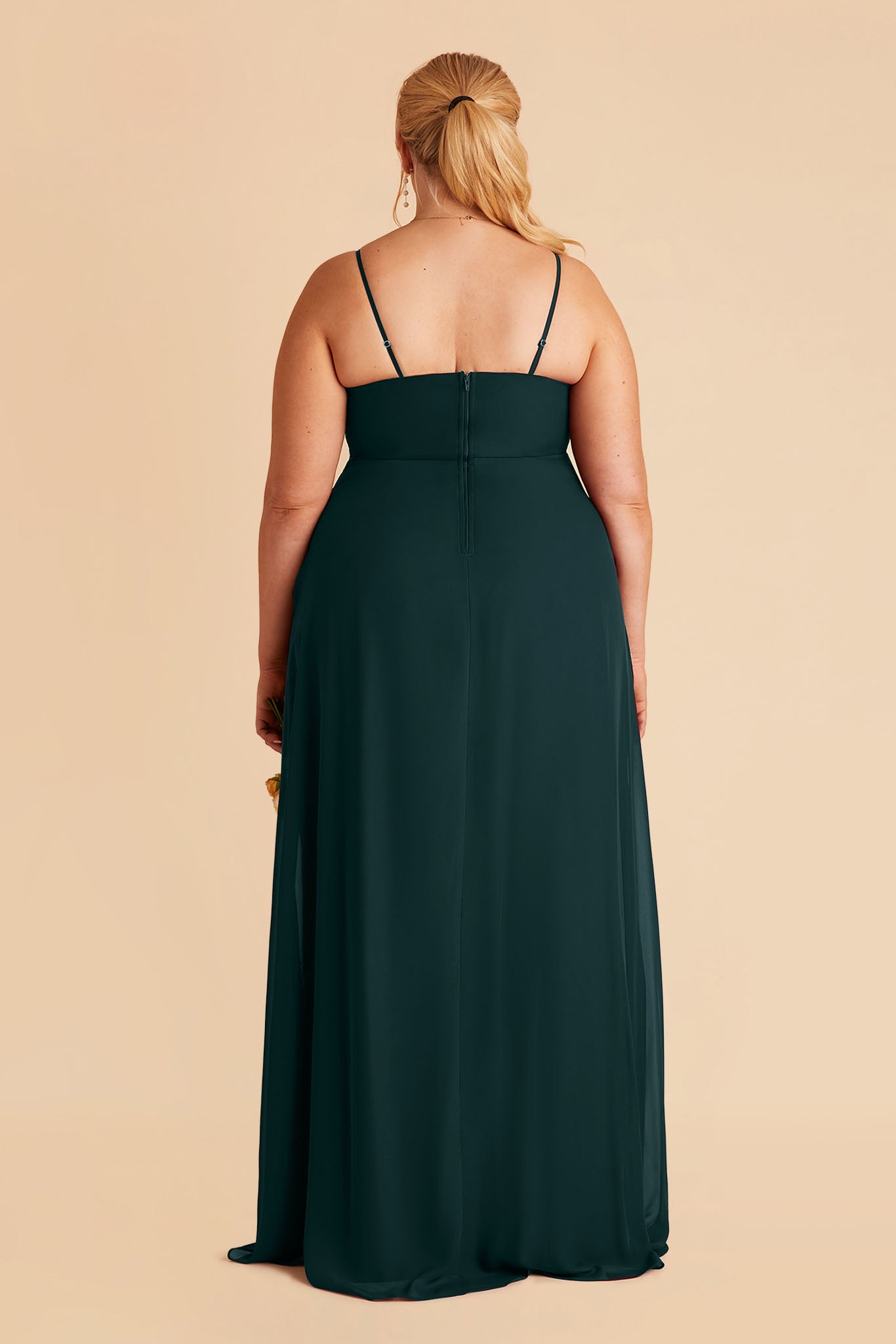 Emerald Winnie Convertible Chiffon Dress by Birdy Grey