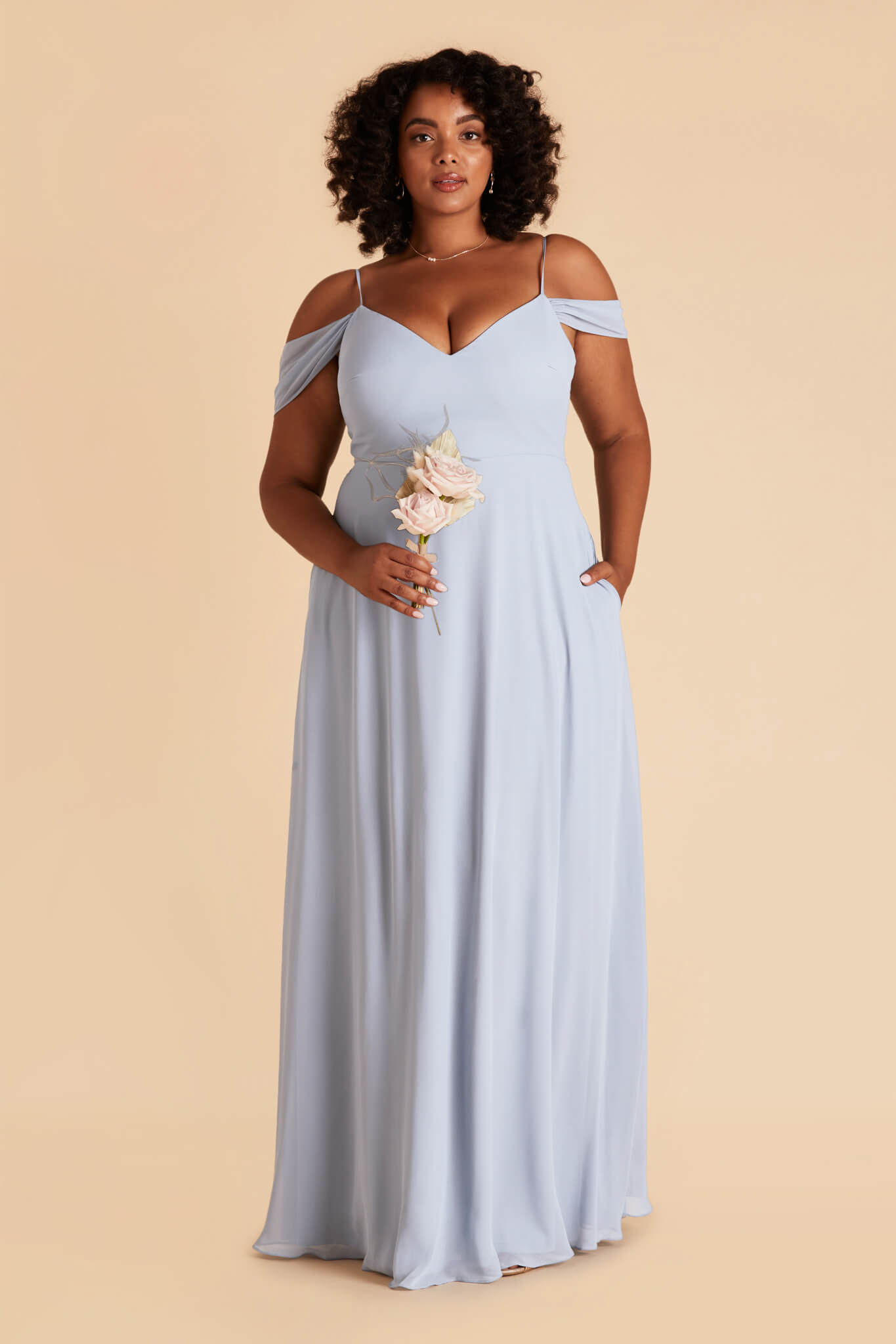 Ice Blue Devin Convertible Dress by Birdy Grey