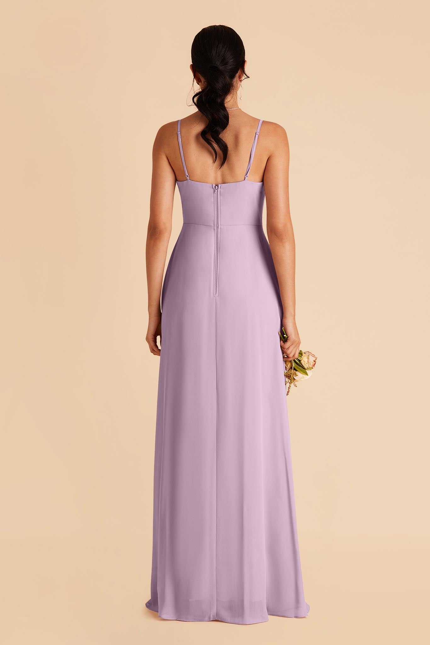 Lavender Amy Chiffon Dress by Birdy Grey