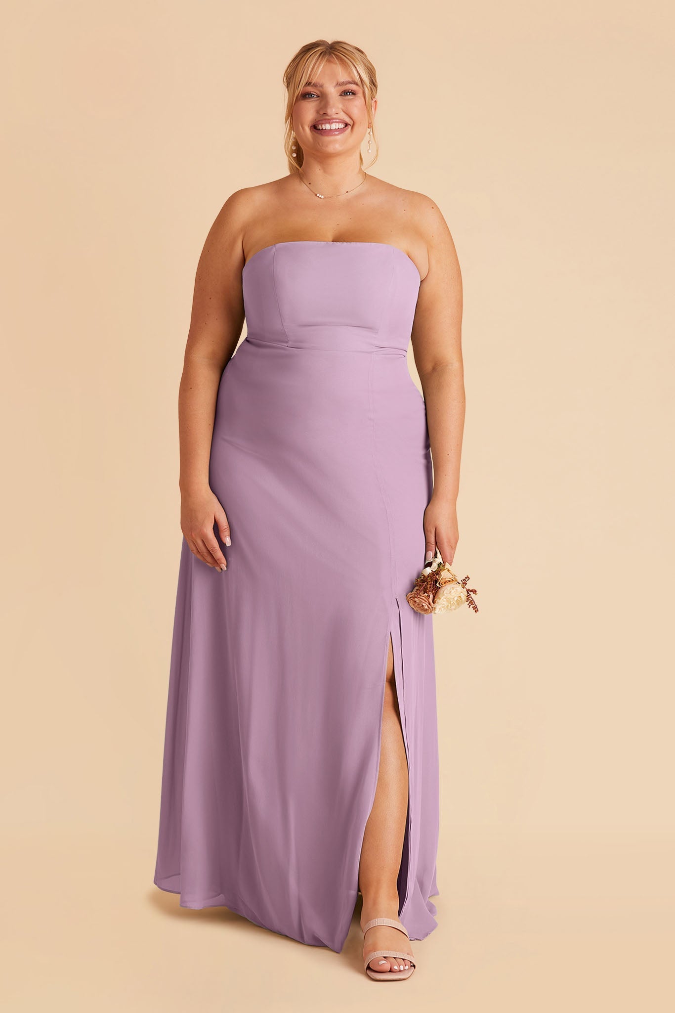 Chris Convertible Chiffon Dress - Lavender