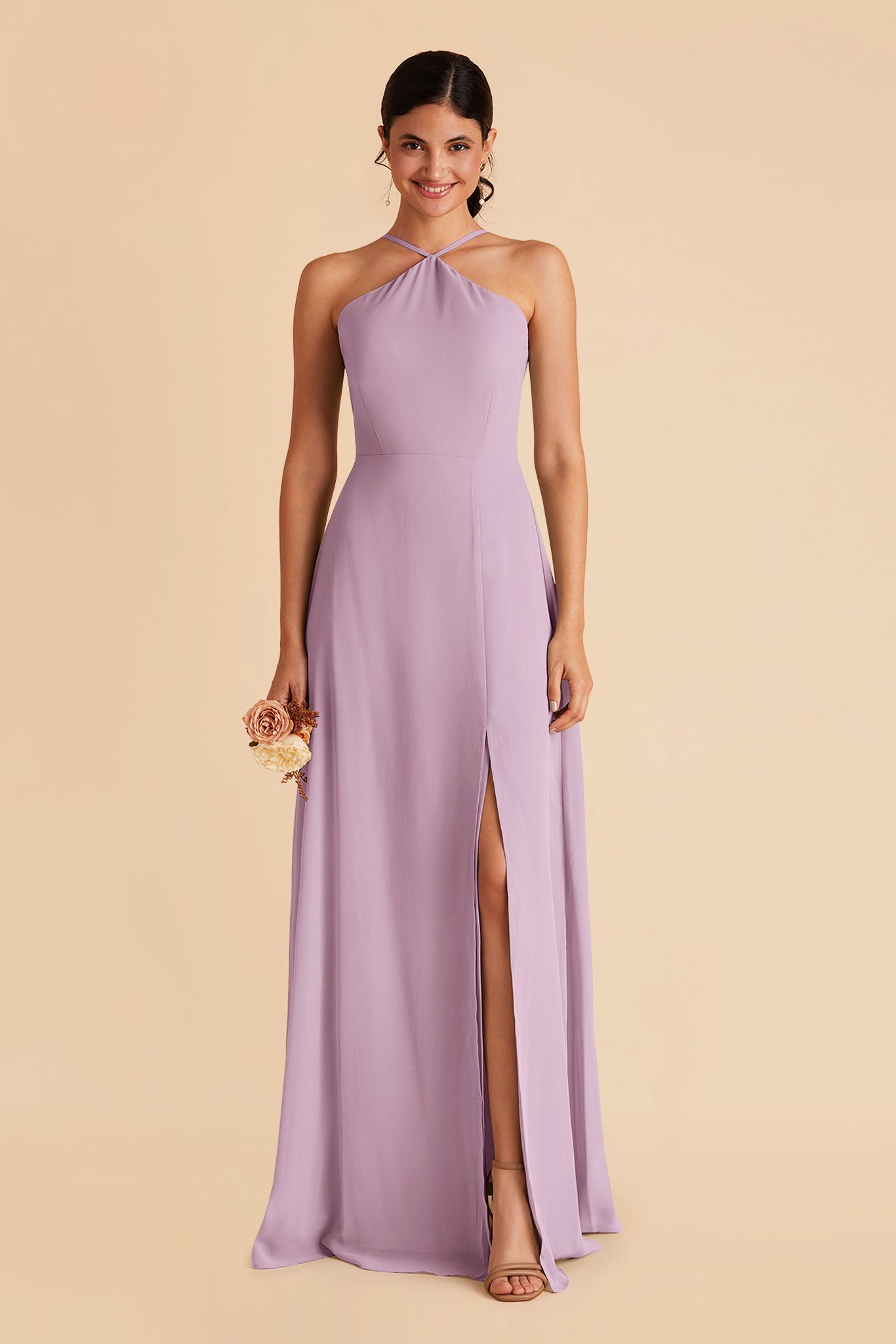 Lavender Halter Dress