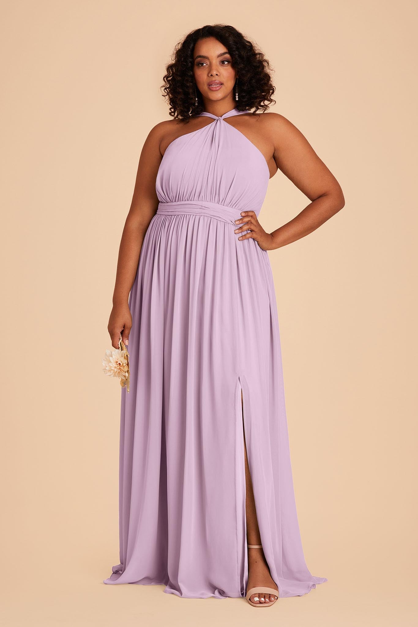 Kiko Chiffon Dress - Lavender