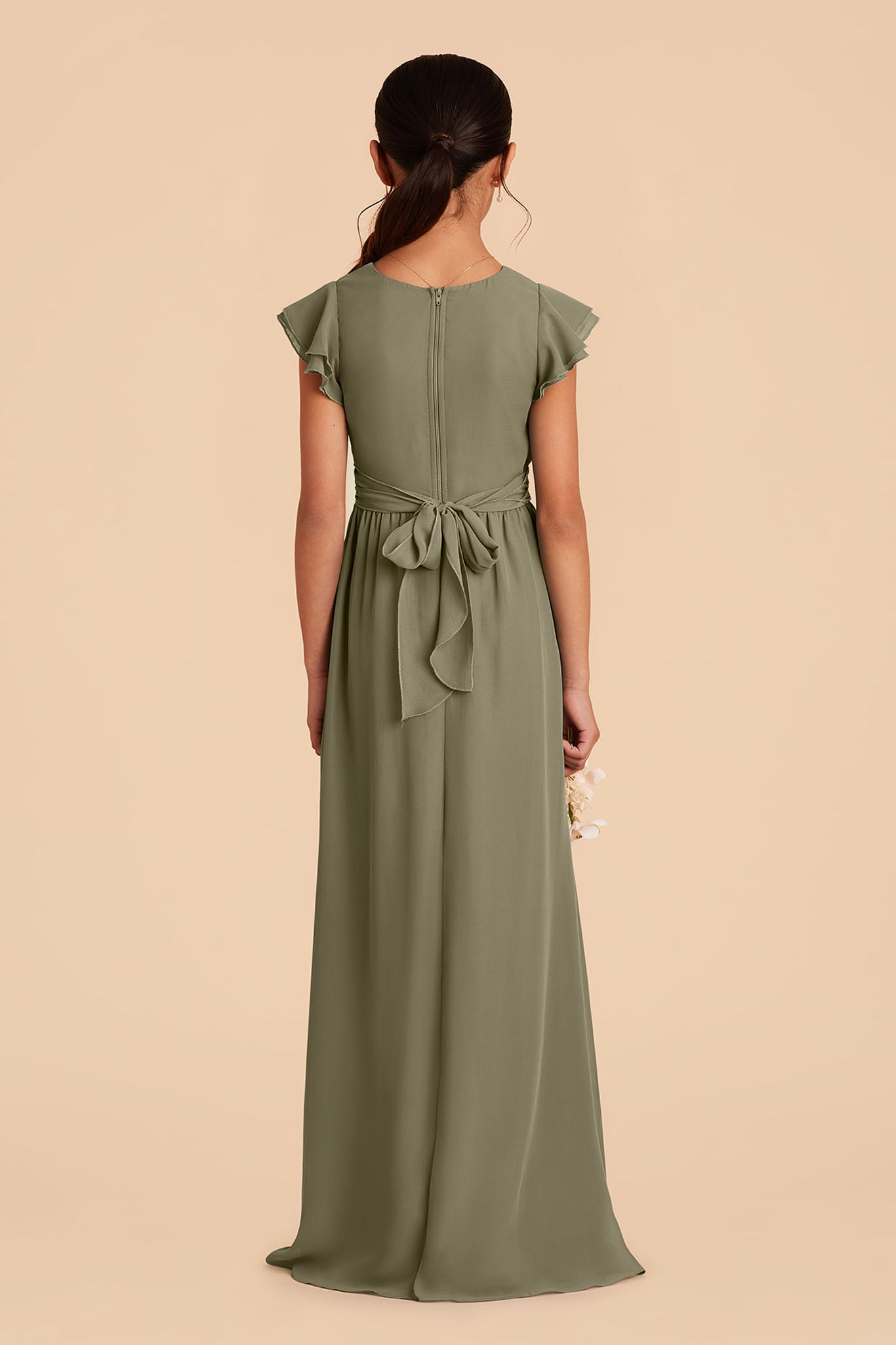 Moss Green Celine Junior Dress by Birdy Grey