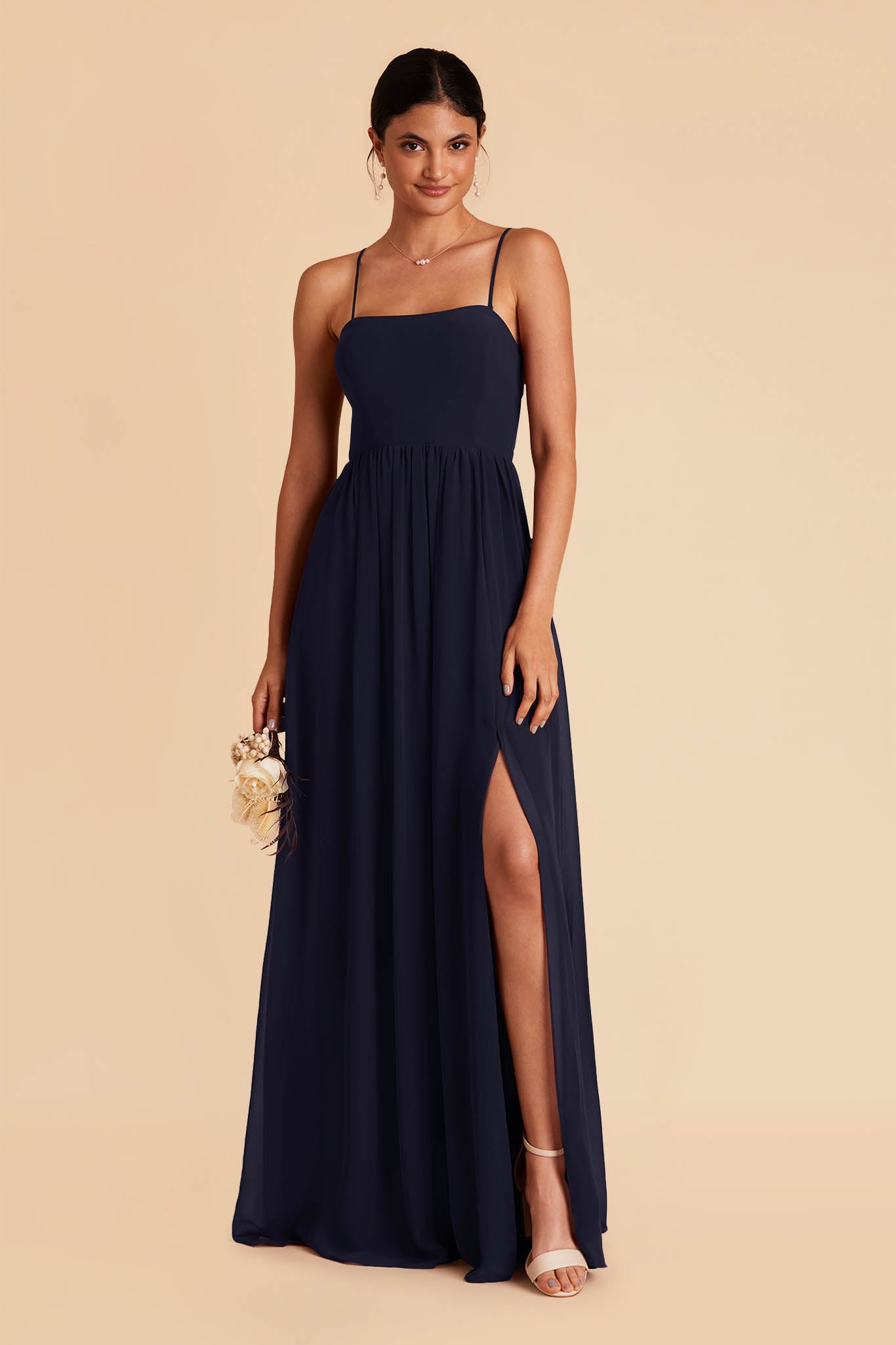 Navy August Convertible Dress by Birdy Grey