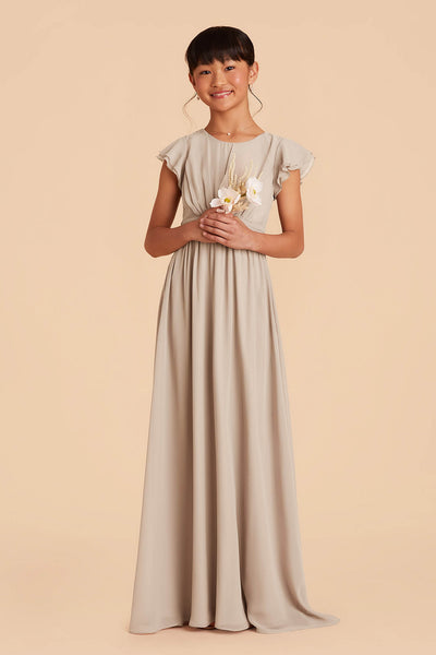 Neutral Champagne Celine Junior Dress by Birdy Grey