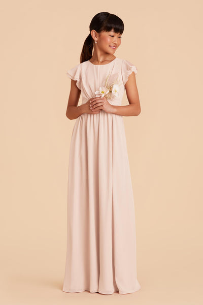 Pale Blush Celine Junior Dress by Birdy Grey