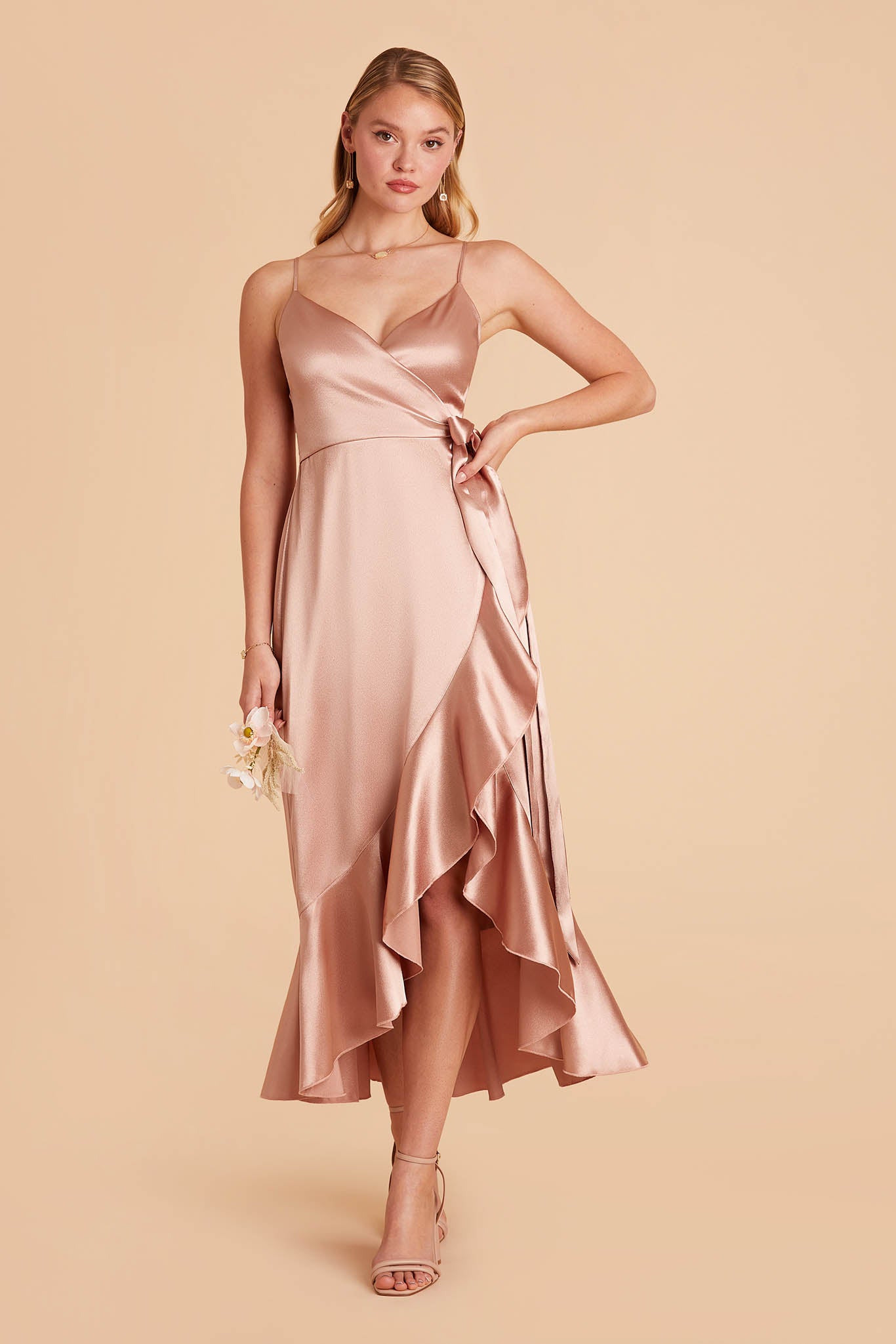 YC Midi Dress - Rose Gold