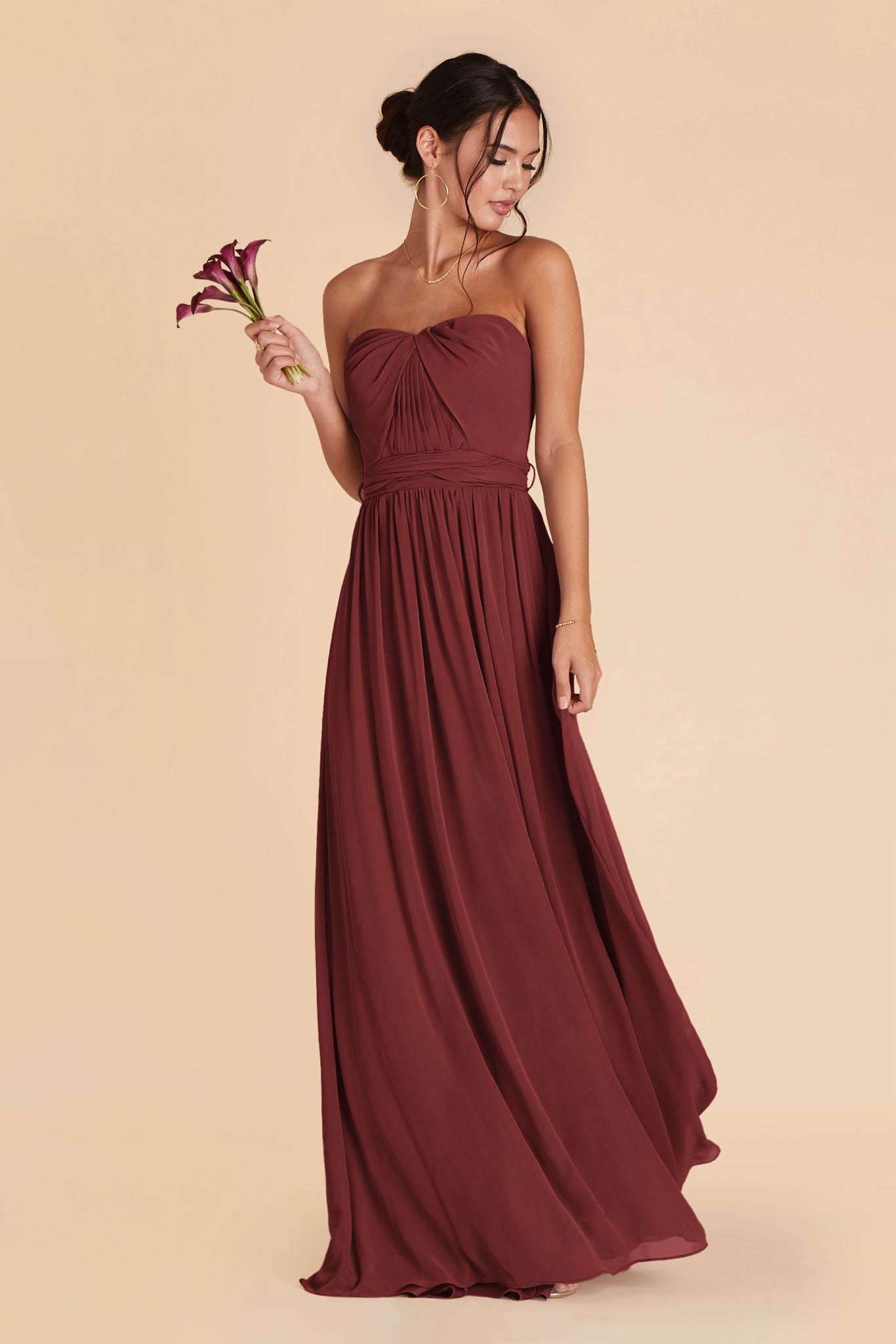 Rosewood Grace Convertible Dress by Birdy Grey