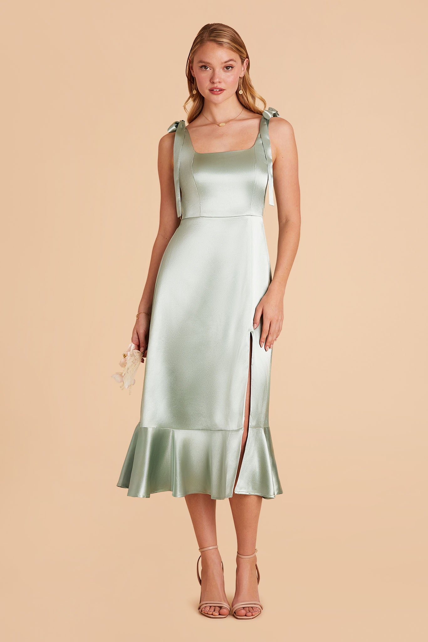 Sage Eugenia Convertible Midi Dress by Birdy Grey