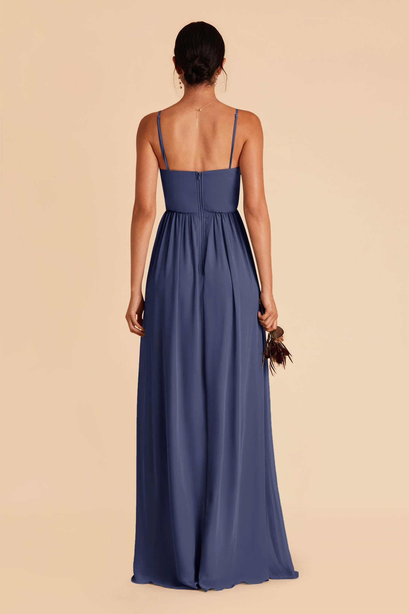 Slate Blue August Convertible Dress by Birdy Grey