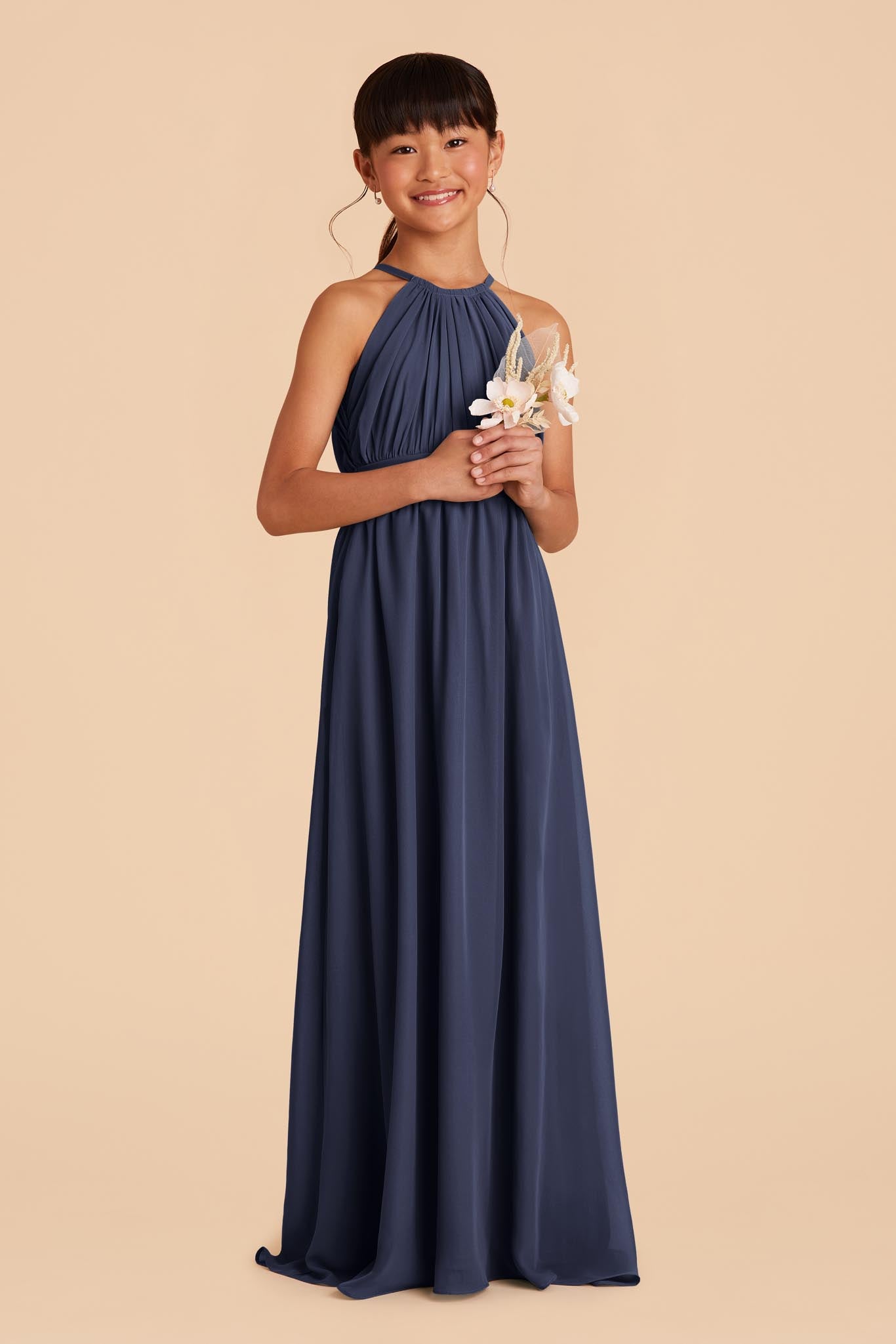 Slate Blue Sienna Junior Dress by Birdy Grey