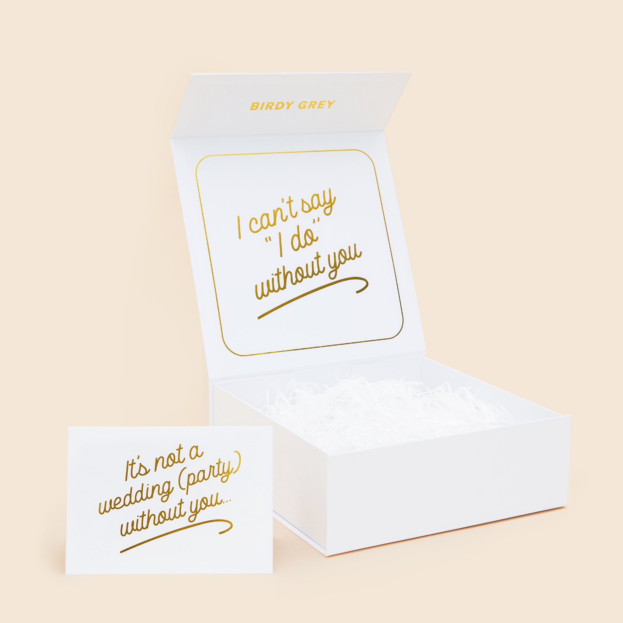 Bridesmaid Proposal Box - White